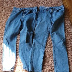 2 Levi's 501 27x32